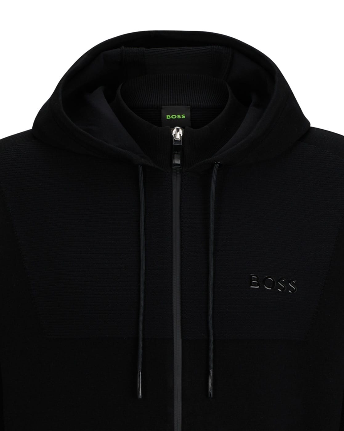 Zip-Up Regular Fit Sweatshirt with Logo