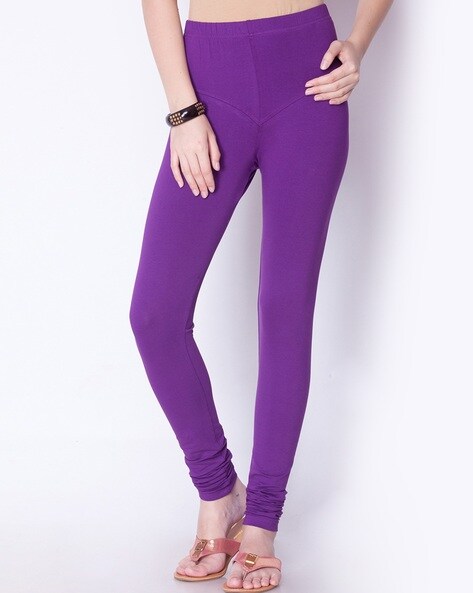 Buy Lavender Leggings for Women by DOLLAR MISSY Online