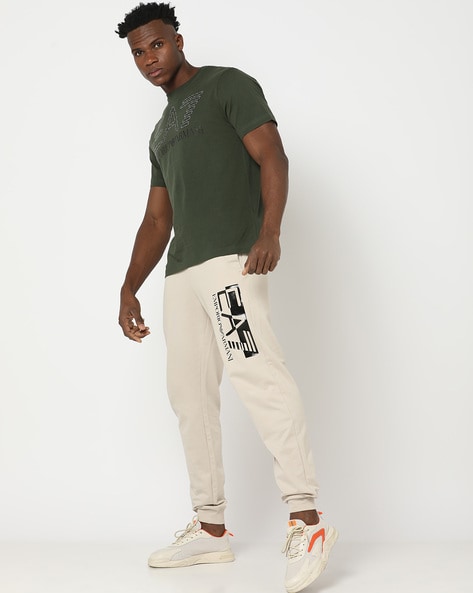 Ea7 khaki t clearance shirt