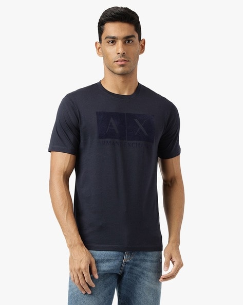 Buy Navy Blue Tshirts for Men by ARMANI EXCHANGE Online Ajio