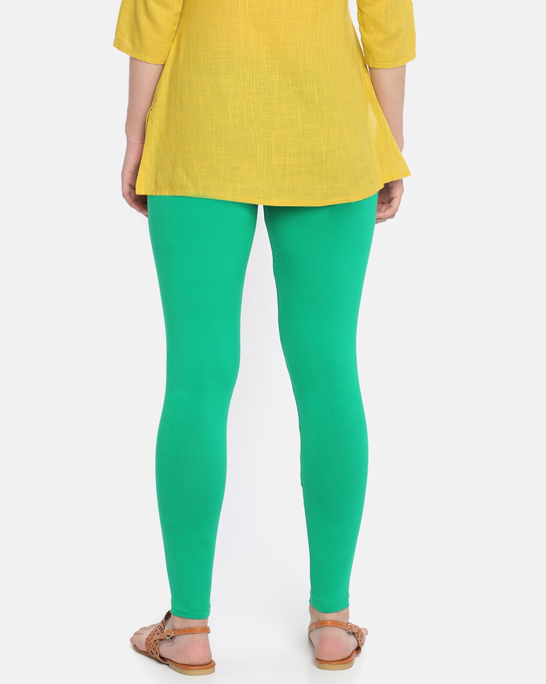 Buy Forever 21 Neon Green Regular fit Leggings for Women Online @ Tata CLiQ