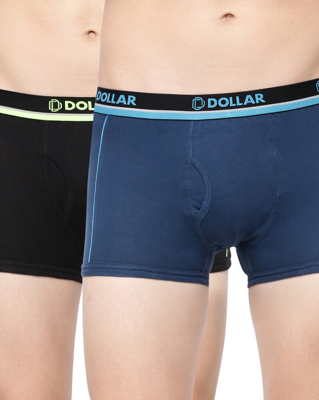 Dollar Bigboss Men's Pack of 2 Combed Cotton Printed Trunk