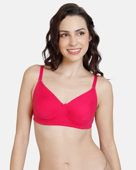 Buy Zivame Mio Amore Padded Wired 3/4th Coverage T-Shirt Bra With