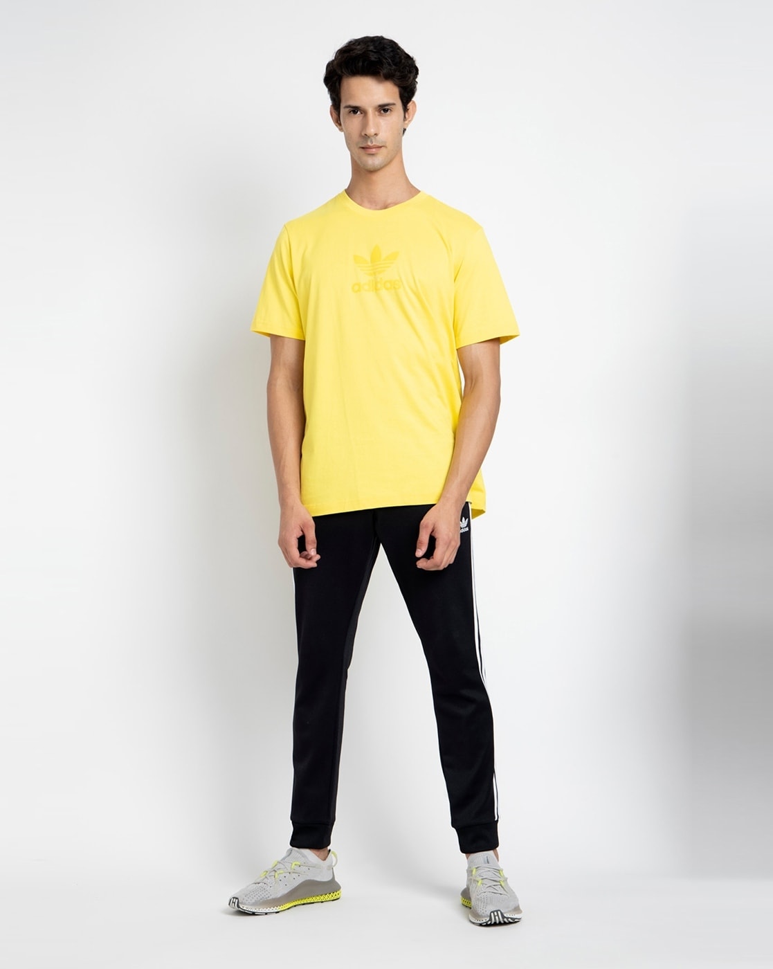 Adidas originals best sale yellow t shirt