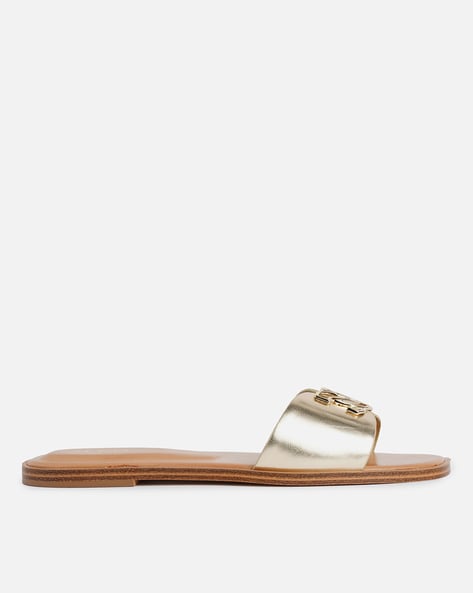 Aldo gold 2025 sandals flat