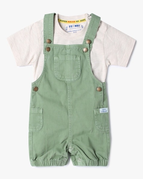 Baby Denim Dungarees Outfit - Momorii