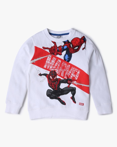 Spiderman discount sweatshirt kids