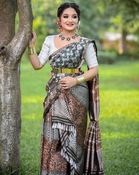 Assamese 2025 saree style