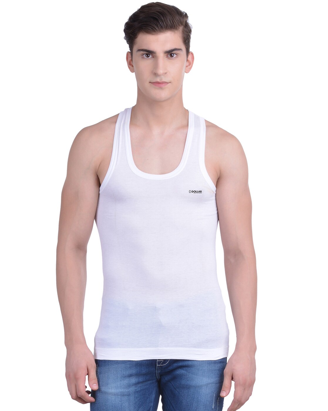 Dollar Bigboss - White Cotton Men's Vest ( Pack of 3 ) - Buy Dollar Bigboss  - White Cotton Men's Vest ( Pack of 3 ) Online at Best Prices in India on  Snapdeal