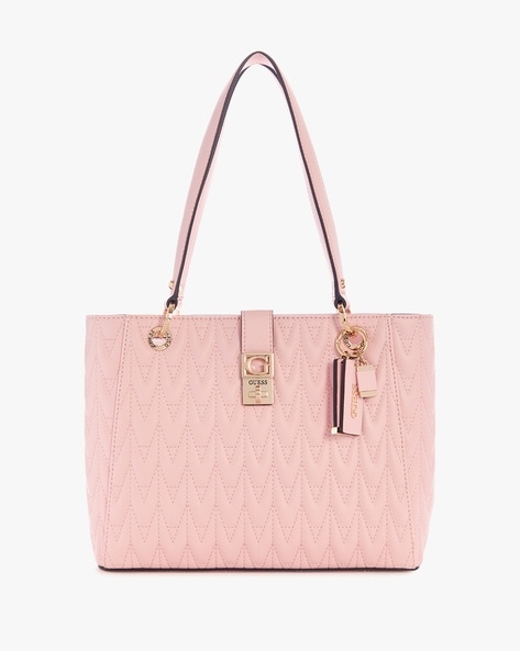 Guess Giully Pink Tote Bag: Buy Guess Giully Pink Tote Bag Online at Best  Price in India