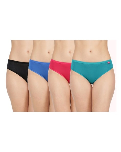 Buy Dollar Missy Women Outer Elastic Solid color Assorted Pack of