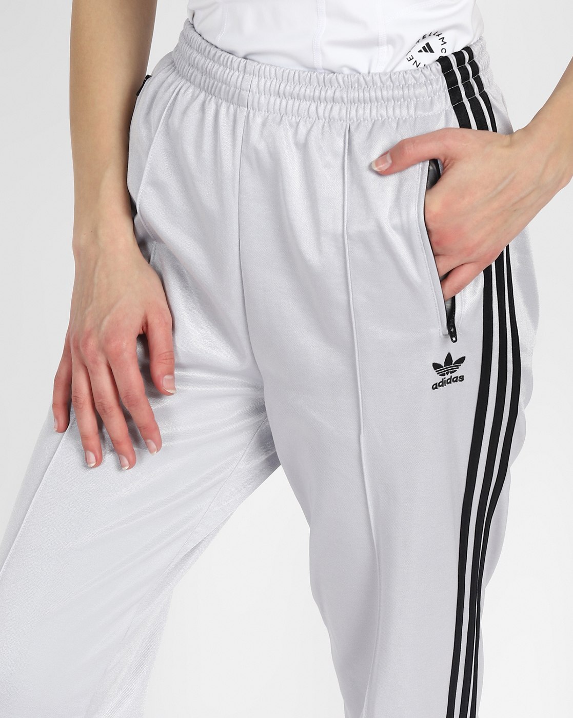 Silver 2024 adidas pants