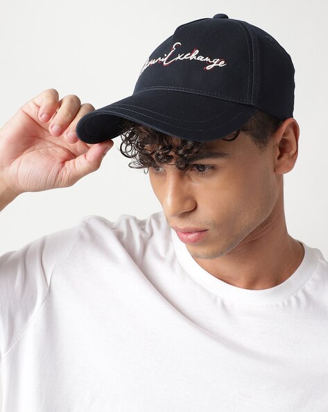 Buy Black Caps Hats for Men by ARMANI EXCHANGE Online Ajio