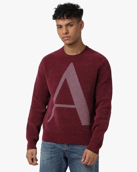 Buy Red Sweaters Cardigans for Men by ARMANI EXCHANGE Online