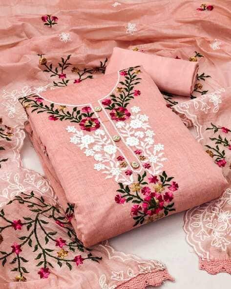 Buy Peach Dress Material for Women by MIMI DESIGN Online | Ajio.com Buy Peach Dress Material for Women by MIMI DESIGN Online | Ajio.com