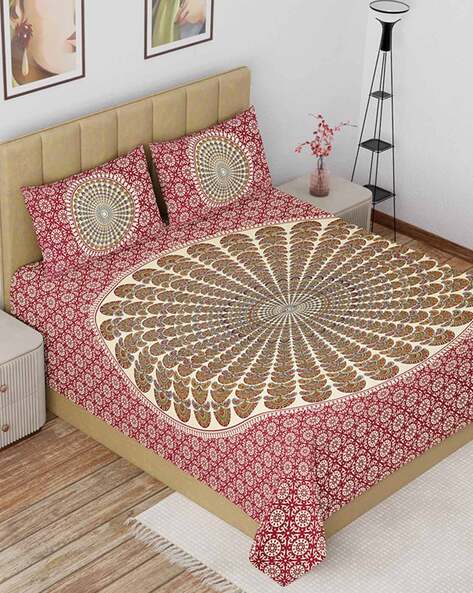 Buy Multicoloured Bedsheets for Home Kitchen by The Craft Monk Online Ajio