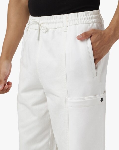 Buy Off White Track Pants for Men by ARMANI EXCHANGE Online Ajio