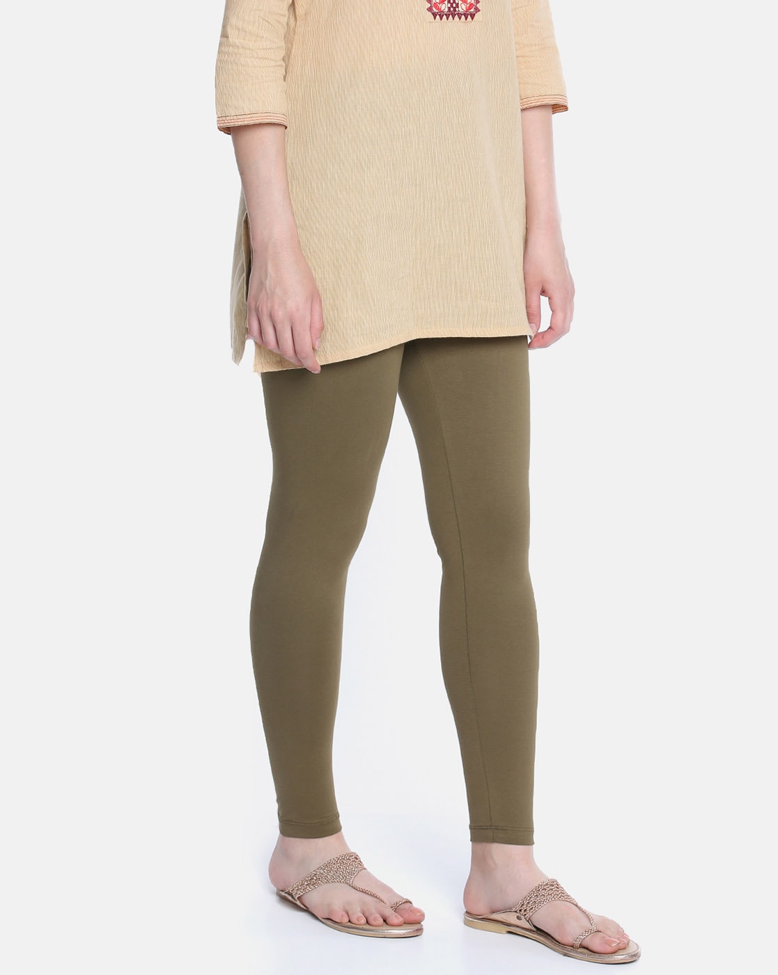 Buy online Pink Cotton Lycra Ankle Length Legging from Capris & Leggings  for Women by Dollar Missy for ₹339 at 11% off | 2024 Limeroad.com