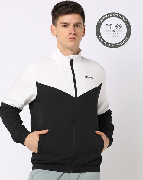 White on sale track jacket