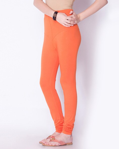 Buy Red Leggings for Women by DOLLAR MISSY Online