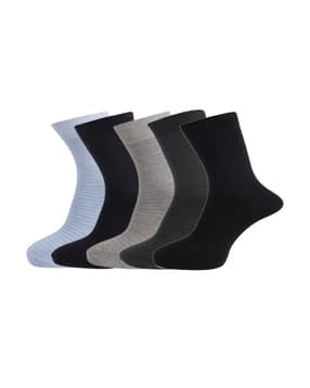 dollar socks Pack of 5 Mid-Calf Length Everyday Socks-picture-11