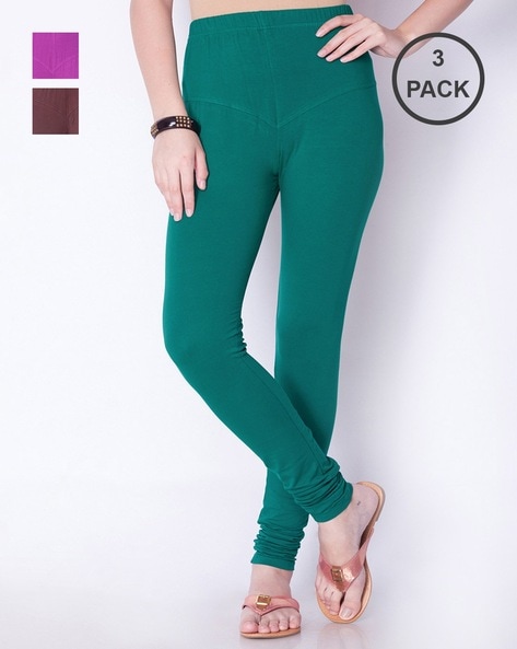 Buy Multicoloured Leggings for Women by DOLLAR MISSY Online