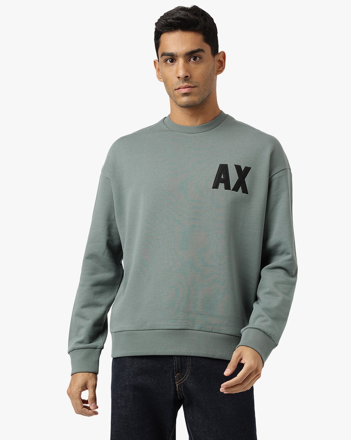 Buy Green Sweatshirt Hoodies for Men by ARMANI EXCHANGE