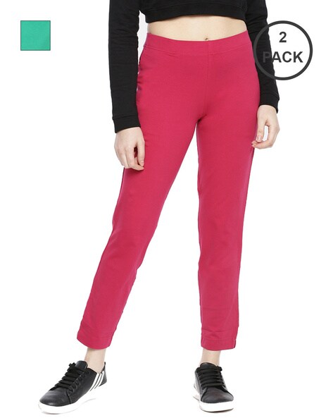 Buy Dollar Missy Women Pack of 1 Straight Fit Solid Cigarette Trousers-  Black Online at Best Prices in India - JioMart.