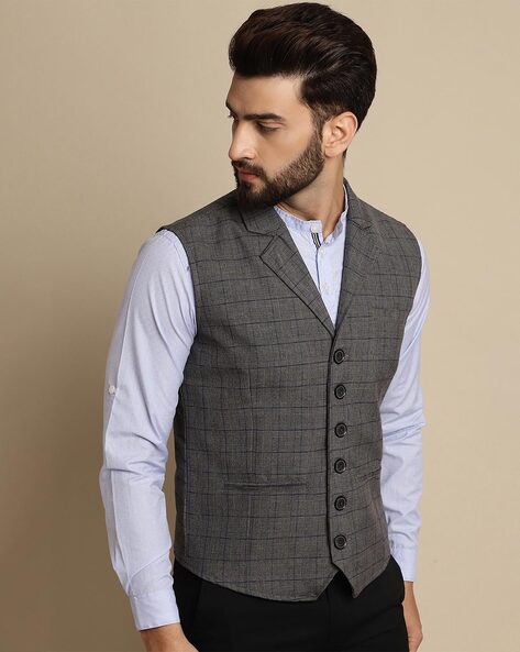 Buy Wedding Suit Men(Hudson Gray Suit 3pices Coat Pant Waistcoat) (Hudson  Gray Suit, X-Large) at Amazon.in