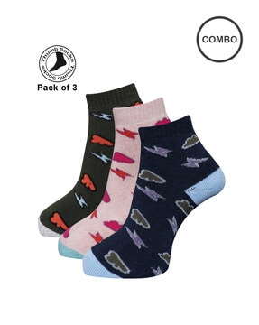 Rupa :: Footline Gracy Ladies Regular Socks Pack of 3