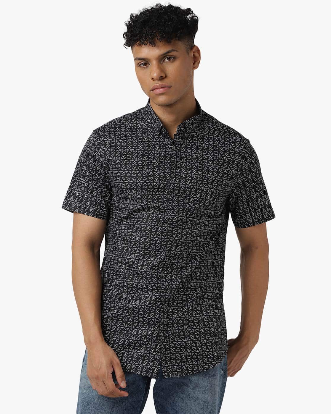Buy Black Shirts for Men by ARMANI EXCHANGE Online | Ajio.com