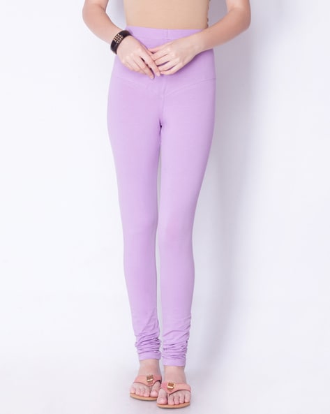 Textured Leggings with Elasticated Waistband