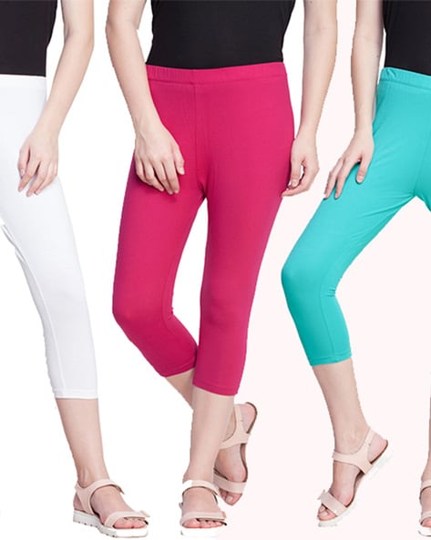 Buy Multicoloured Leggings for Women by DOLLAR MISSY Online