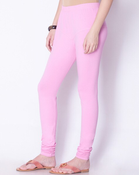 Buy Pink Leggings for Women by DOLLAR MISSY Online