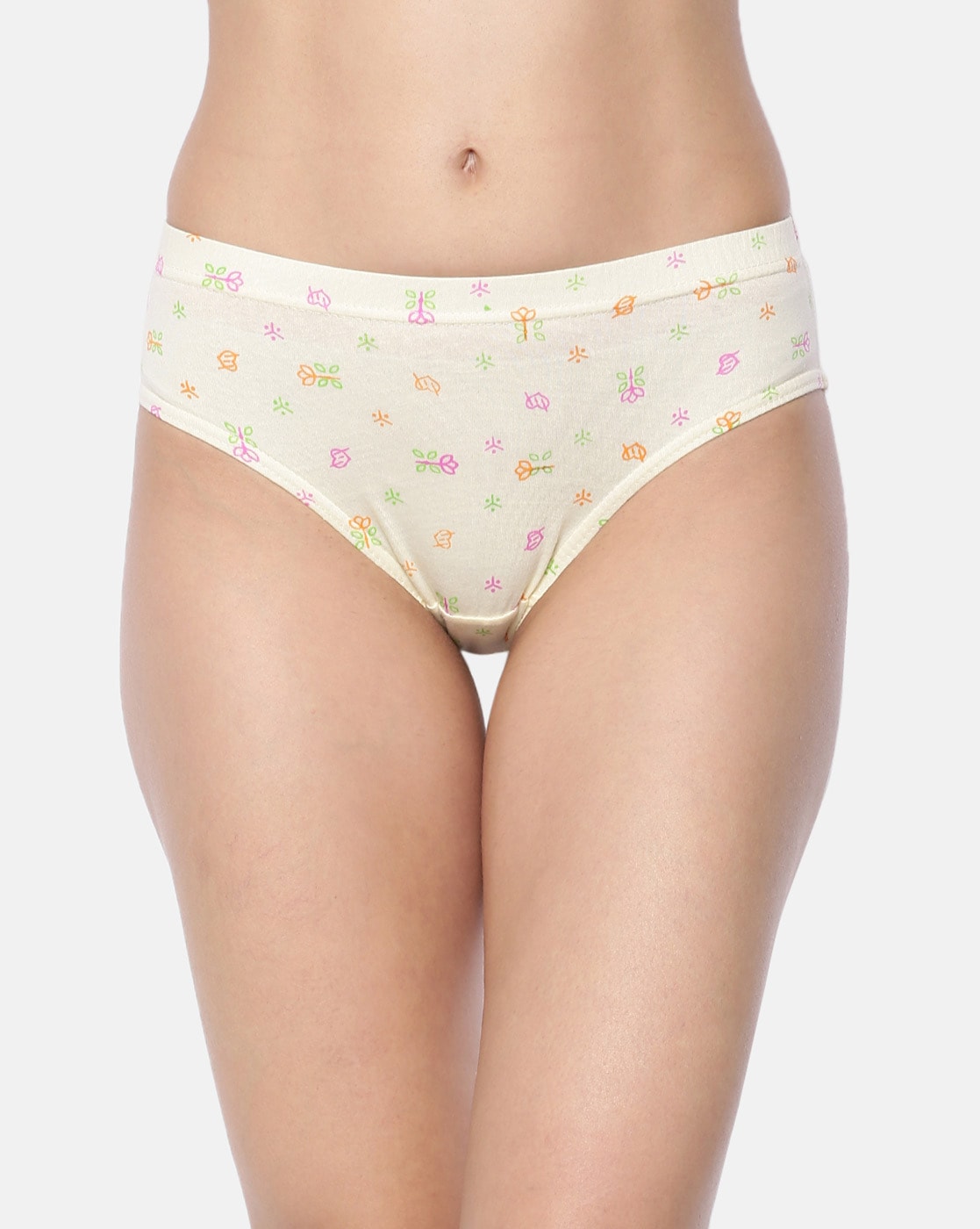 Cotton Plain Floral Printed Folder Elastic Panties at Rs 70/piece in Delhi