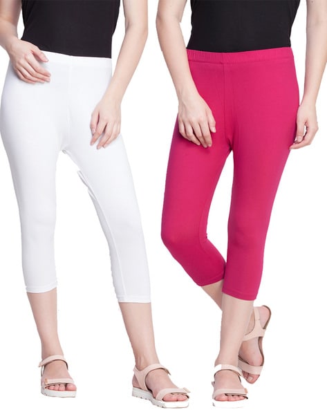 SBYOJLPB Fashion Women Plus Size Solid Button Zipper Casual Pants Calf- Length Trousers White 10(XL) - Walmart.com