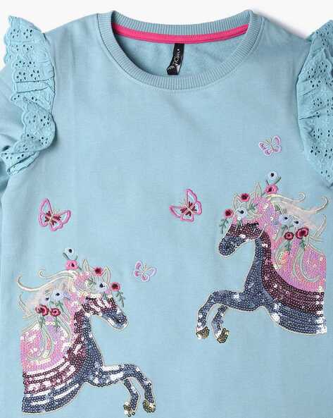 Unicorn cheap sequin sweatshirt