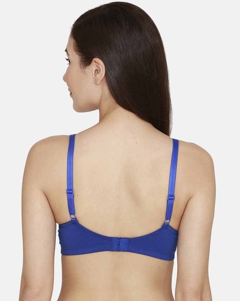 Buy Zivame Basics Double Layered Non Wired 3/4th Coverage T-Shirt Bra -  White at Rs.749 online