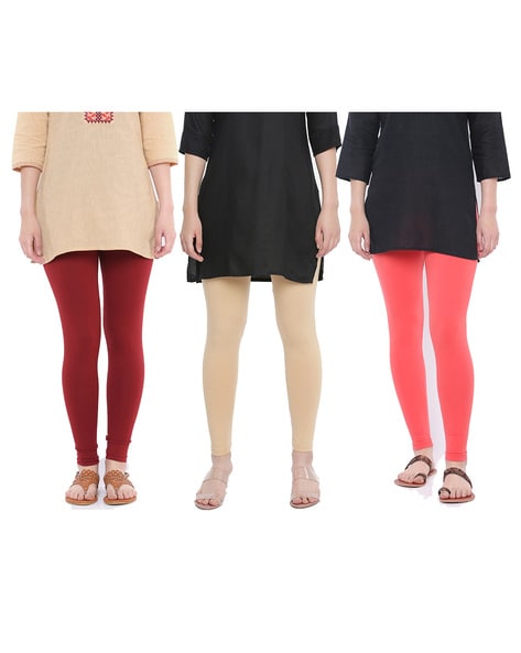 Dollar Women's Missy Pack of 1 Cotton Slim Fit Blue Azure Color Ankle  Length Leggings – Dollarshoppe