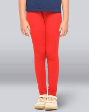 lyra Girls Cotton Elastane Stretch Slim Fit Leggings-picture-35