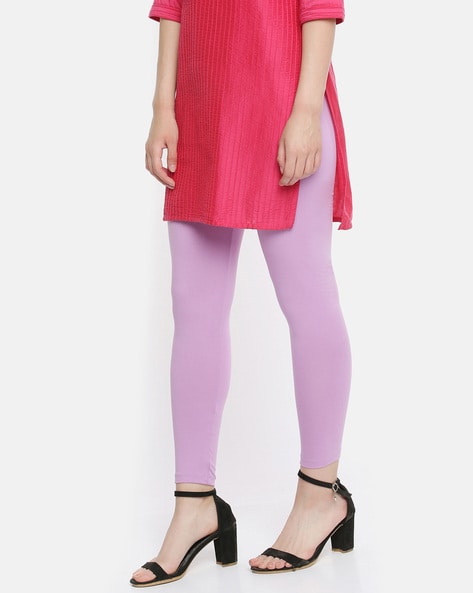 LOGO Layers by Lori Goldstein Tall Knit Pull-On Ankle Leggings - QVC.com