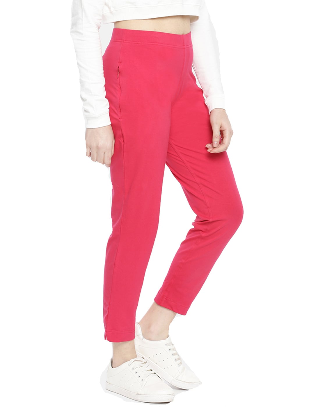 Ankle-Length Cotton Pencil Pant