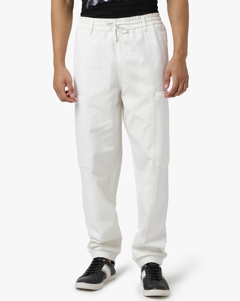 Buy Off White Track Pants for Men by ARMANI EXCHANGE Online Ajio