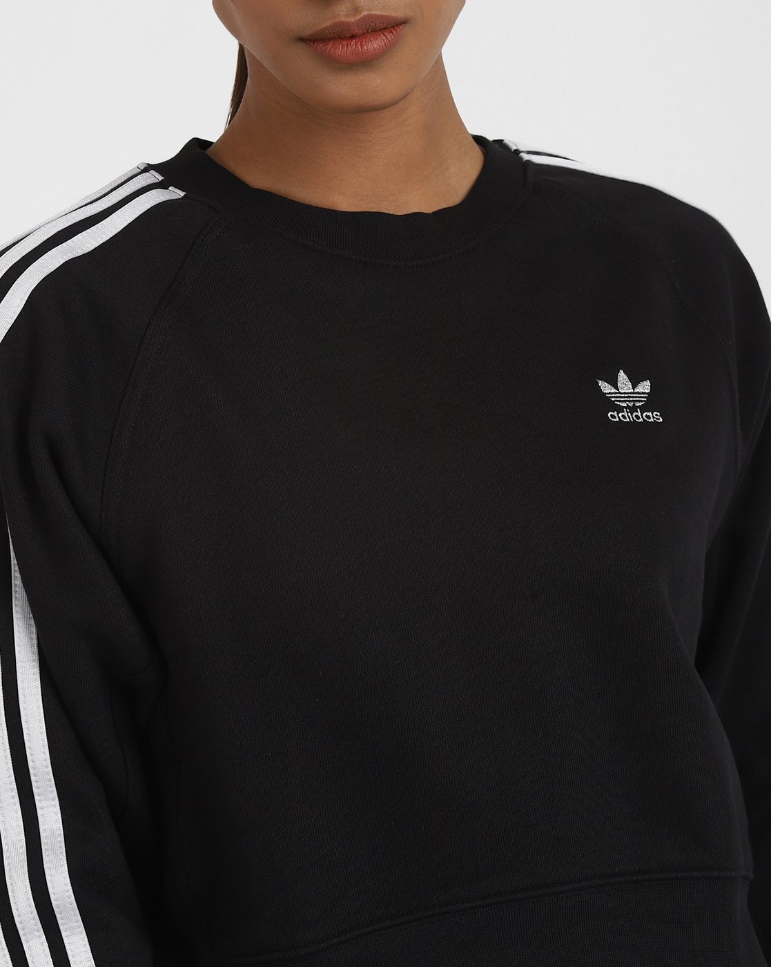 Hoodies and sweatshirts adidas Originals Slouchy Crewneck Black
