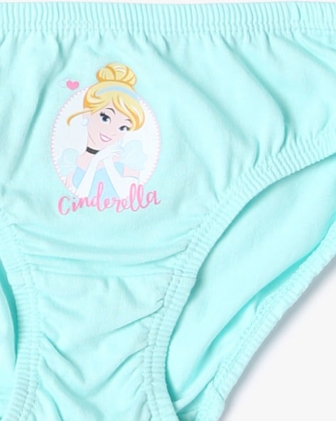 Disney Princess 3-Pack Brief Underwear, Toddler's Size 4T, NEW