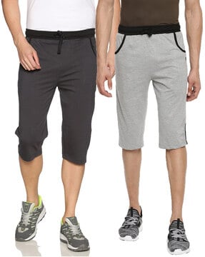 Buy Multicolored Shorts & 3/4ths for Men by DOLLAR ATHLEISURE Online