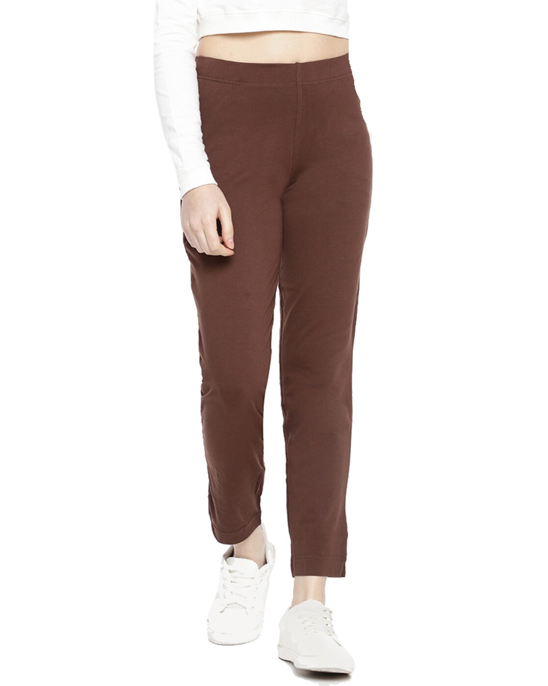 Buy Brown Pants for Women by DOLLAR MISSY Online  Ajiocom