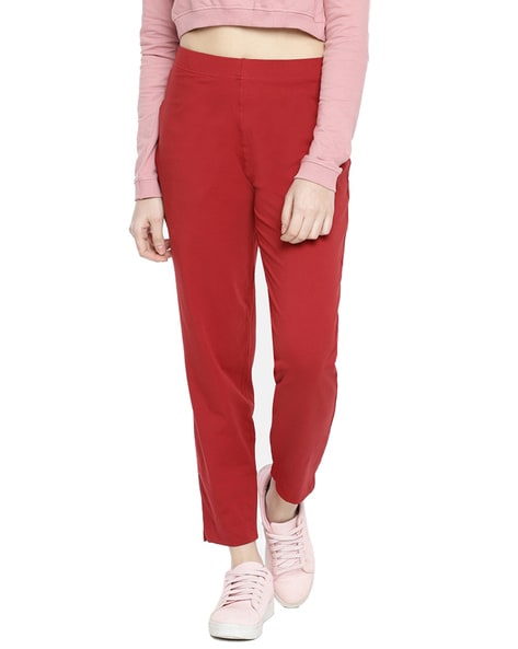 Buy White Trousers & Pants for Women by DOLLAR MISSY Online | Ajio.com