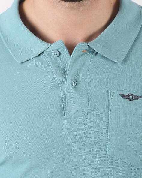 Polo lacoste bleu turquoise hot sale