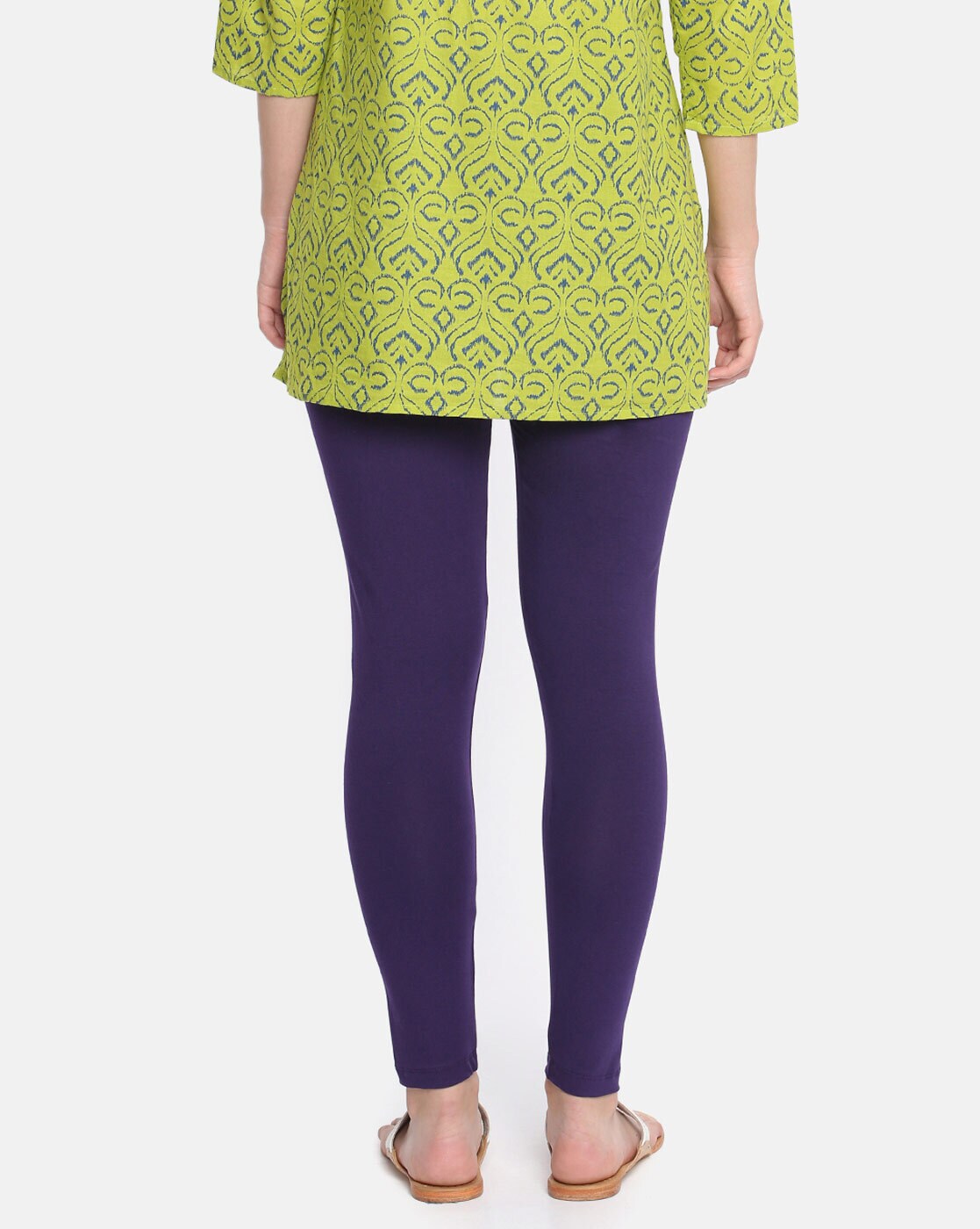 Buy Purple Leggings for Women by DOLLAR MISSY Online
